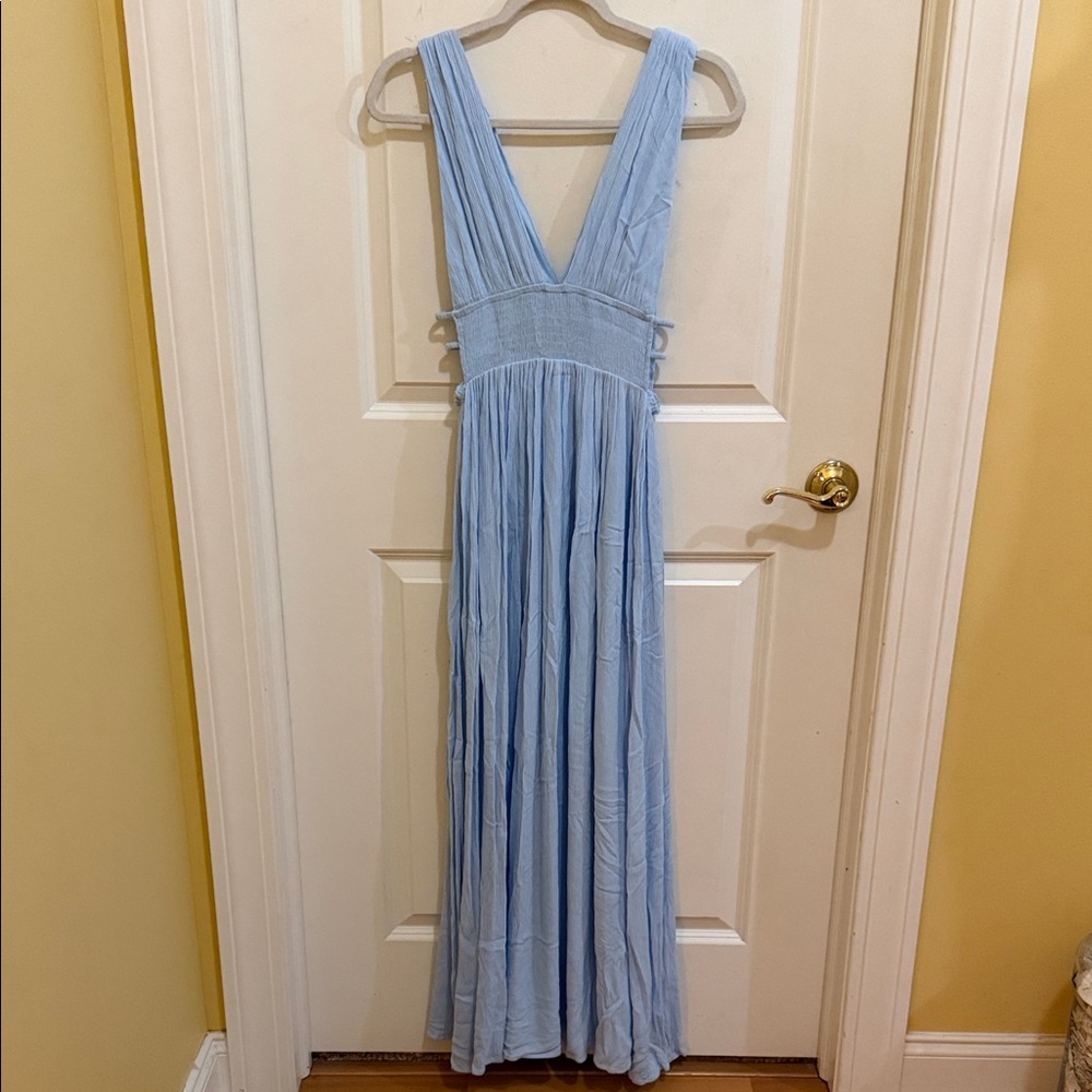 Forever 21 Light Blue Maxi Dress